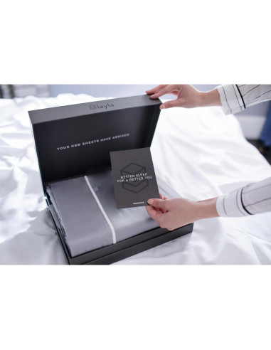 Sábanas de Bambú Layla | 100% Viscosa | Individual Gris