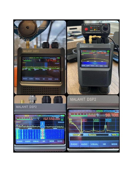 Receptor de Radio SDR Malaquita DSP2 con Antena GA450