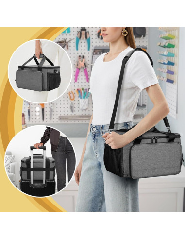 Funda LUXJA para Cricut Joy Xtra - Bolsa de Almacenamiento Gris