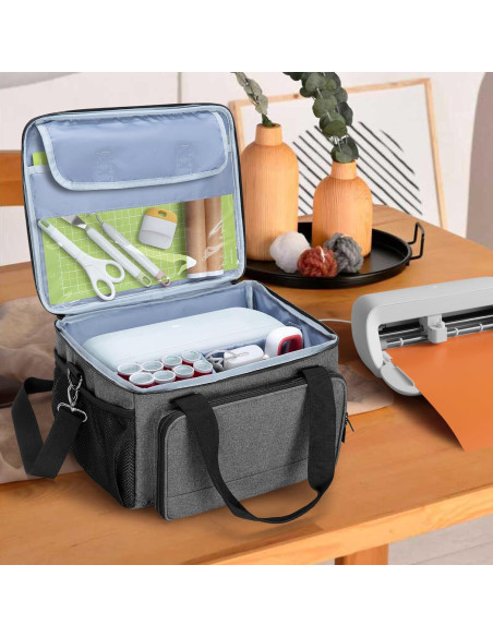 Funda LUXJA para Cricut Joy Xtra - Bolsa de Almacenamiento Gris
