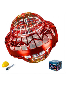 Mini Drone Volador Shantou Yuxin Rojo - Juguete Orbital para Niños