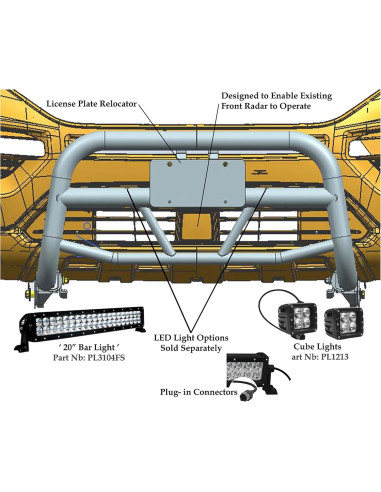 Barra de toro Max T Black Horse 2019-2024 Ram 2500/3500