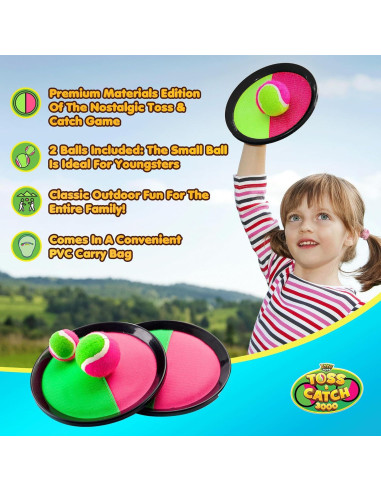 Juego de Pelota Toss and Catch YoYa Toys - 2 Palas y 2 Pelotas