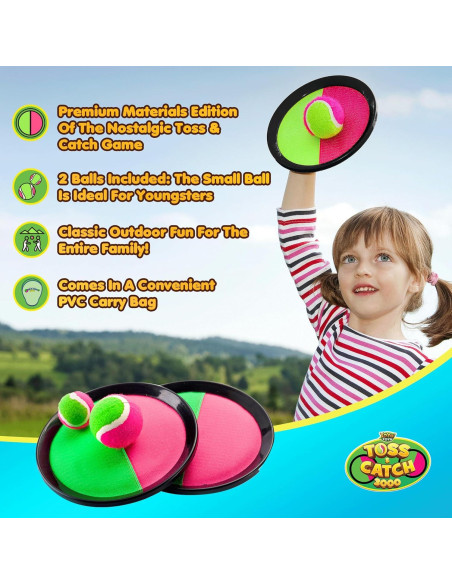 Juego de Pelota Toss and Catch YoYa Toys - 2 Palas y 2 Pelotas