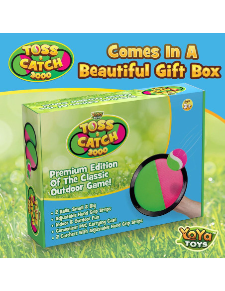 Juego de Pelota Toss and Catch YoYa Toys - 2 Palas y 2 Pelotas