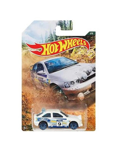 DieCast Hot Wheels Ford Escort Rally Sport 1:64 Blanco