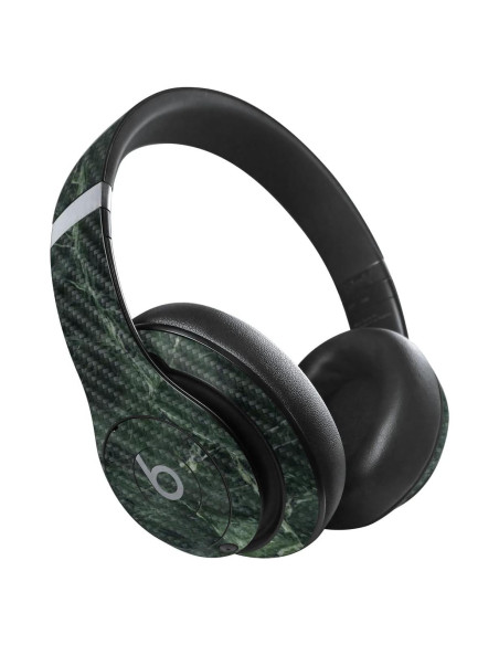Carcasa de Fibra de Carbono MightySkins para Beats Studio Pro - Mármol Verde