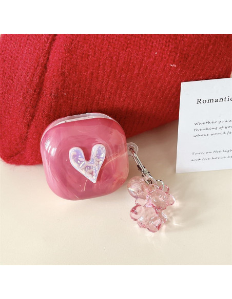 Funda Protectora para Auriculares Samsung Galaxy Buds - Corazón de Amor