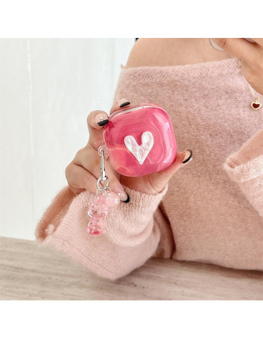Funda Protectora para Auriculares Samsung Galaxy Buds - Corazón de Amor