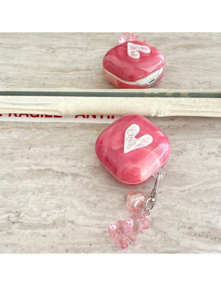 Funda Protectora para Auriculares Samsung Galaxy Buds - Corazón de Amor