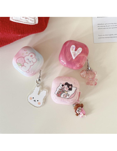 Funda Protectora para Auriculares Samsung Galaxy Buds - Corazón de Amor