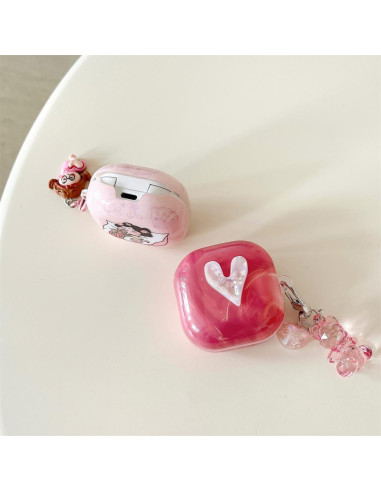 Funda Protectora para Auriculares Samsung Galaxy Buds - Corazón de Amor