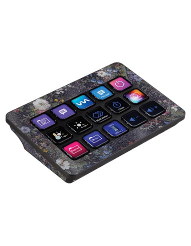 Piel Brillante MightySkins para Elgato Stream Deck MK.2 - Flor de Medianoche