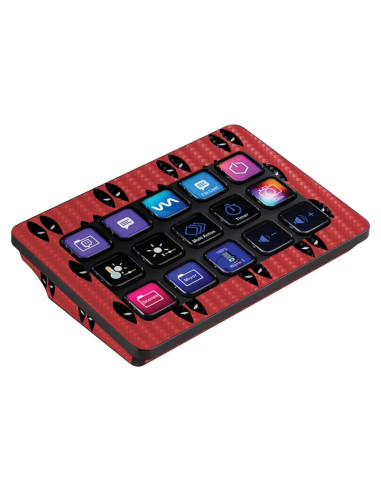 Piel de Fibra de Carbono MightySkins para Elgato Stream Deck MK.2 - Ojos Muertos