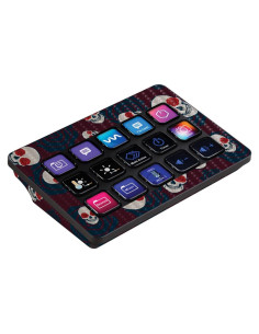 Funda de Vinilo para Elgato Stream Deck MK.2 MightySkins - Calaveras y Rosas