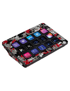 Funda de Vinilo Camo Rojo MightySkins para Elgato Stream Deck MK.2