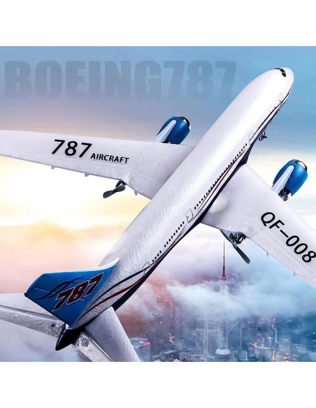 Avión RC B787 2.4Ghz con Giroscopio para Principiantes