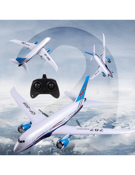 Avión RC B787 2.4Ghz con Giroscopio para Principiantes