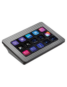 Piel Adhesiva de Fibra de Carbono MightySkins para Elgato Stream Deck MK.2 - Acero Frío