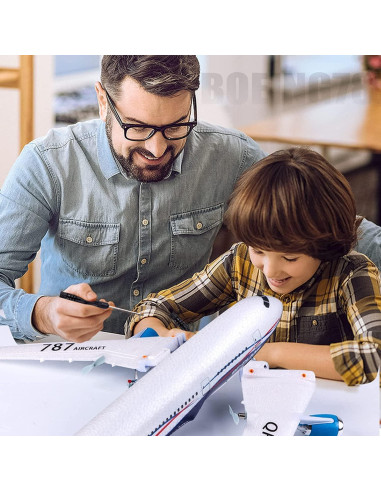 Avión RC B787 2.4Ghz con Giroscopio para Principiantes