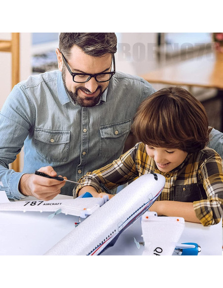 Avión RC B787 2.4Ghz con Giroscopio para Principiantes