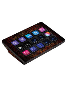 Piel de Vinilo MightySkins para Elgato Stream Deck MK.2 - Floral de Madera