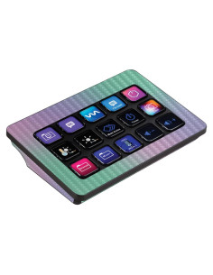 Carcasa de Fibra de Carbono MightySkins para Elgato Stream Deck MK.2 - Algodón de Azúcar