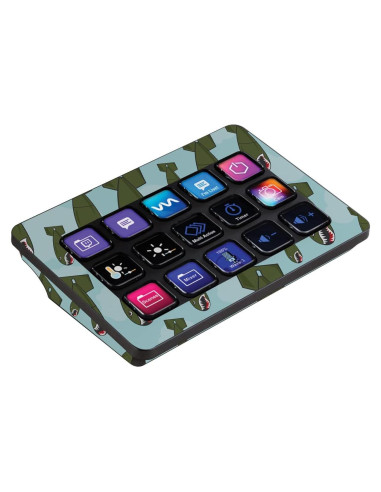 Piel de Vinilo MightySkins para Elgato Stream Deck MK.2 - Bombas Arriba