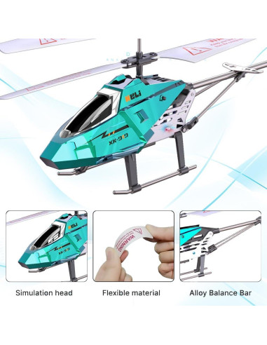 Helicóptero RC XIKOTEC XK919 Control Remoto 2.4G LED