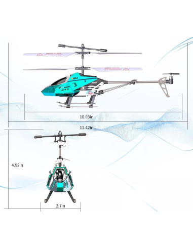 Helicóptero RC XIKOTEC XK919 Control Remoto 2.4G LED