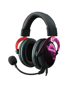 Piel de Vinilo MightySkins para Auriculares Kingston HyperX Cloud II - Llamas Rosadas