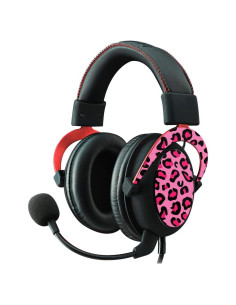 Piel de Vinilo MightySkins para Auriculares Kingston HyperX Cloud II - Leopardo Rosa