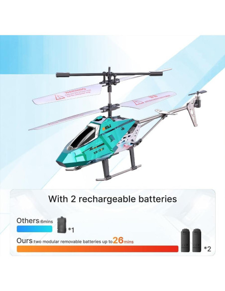 Helicóptero RC XIKOTEC XK919 Control Remoto 2.4G LED