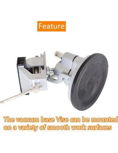 Morsa de Base de Vacío Waltyotur 8 cm Multi-Ángulo 360