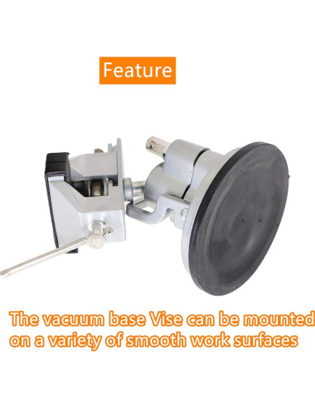 Morsa de Base de Vacío Waltyotur 8 cm Multi-Ángulo 360