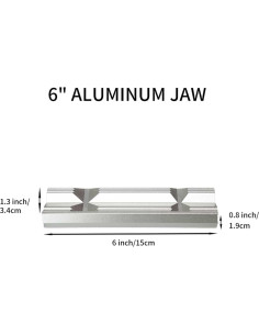Mandíbulas de Tornillo de Aluminio LTL Tipo V 6" Magnéticas 2