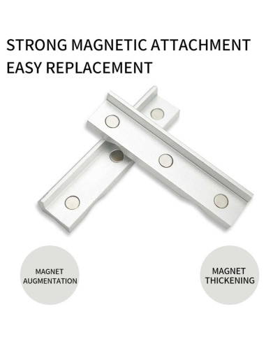 Mandíbulas de Tornillo de Aluminio LTL Tipo V 6" Magnéticas