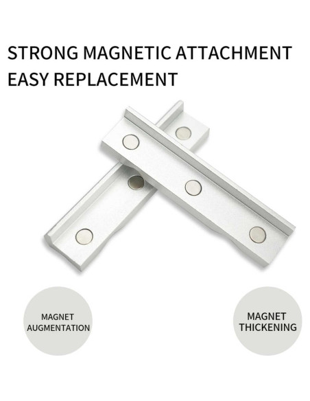 Mandíbulas de Tornillo de Aluminio LTL Tipo V 6" Magnéticas