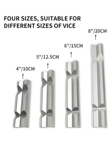 Mandíbulas de Tornillo de Aluminio LTL Tipo V 6" Magnéticas