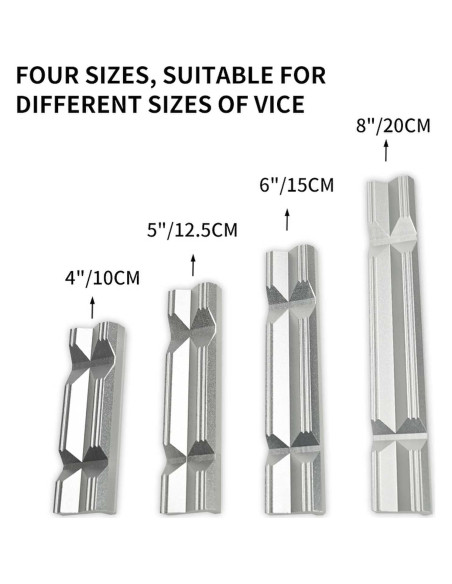 Mandíbulas de Tornillo de Aluminio LTL Tipo V 6" Magnéticas