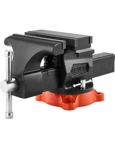 Prensa de Banco VEVOR 20.32 cm Mordazas Bidireccionales Hierro