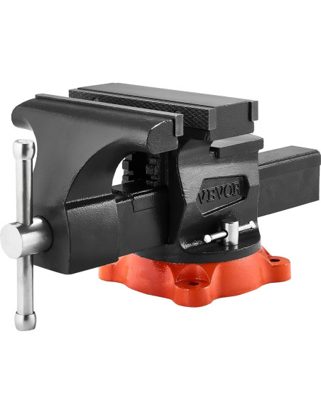 Prensa de Banco VEVOR 20.32 cm Mordazas Bidireccionales Hierro