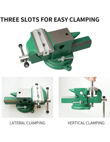 Mandíbulas de Tornillo de Aluminio LTL Tipo V 6" Magnéticas