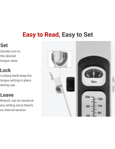 Llave de Torque TEKTON 1/2" 72 Dientes 70-350 Nm TRQ62231 2