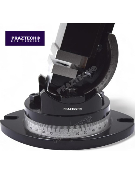 Prensa de Fresado de Precisión PRAZTECH 2 Ejes 50mm