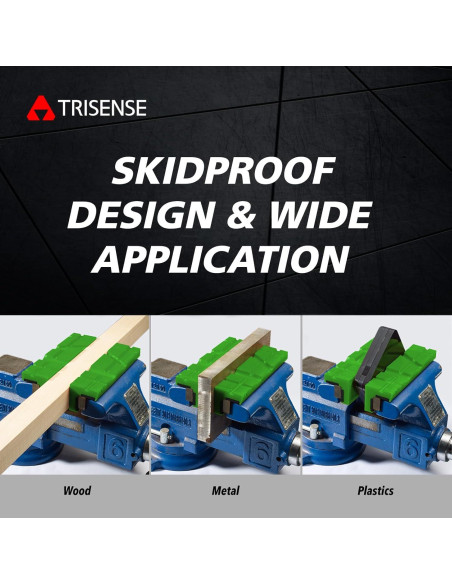 Mandíbulas de Sargento TRISENSE TPU 15.24 cm Verde 1 Par