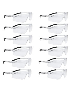 Gafas de Seguridad Stauffer Ursa, ANSI Z87+, UV, Paquete 12