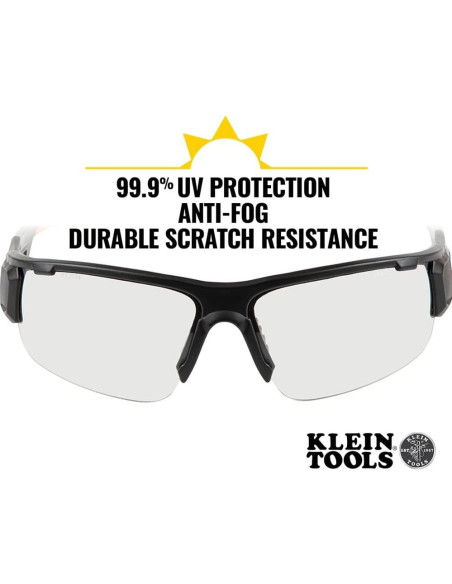 Gafas de Seguridad Klein Tools 60536 Antivaho UV Resistente
