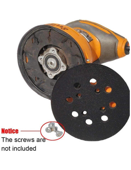 Pad de Reemplazo para Lijadora Ridgid R2600 - 12.7 cm, 8 Agujeros
