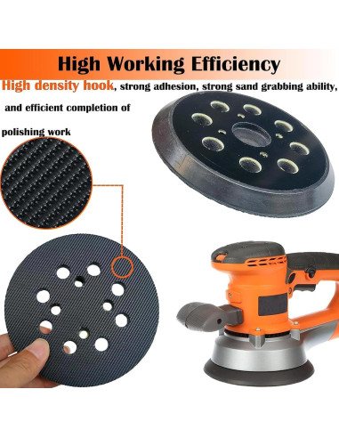 Pad de Reemplazo para Lijadora Ridgid R2600 - 12.7 cm, 8 Agujeros